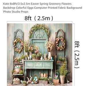 Kate Easter Backdrop 8x8 studio photography